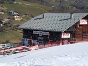 Bar La Ferme de Zecon poco sopra la stazione a valle a Flumet Les Evettes.