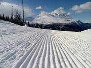 Pista preparata nel Gaustablikk Skisenter