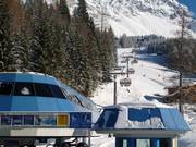 Ganghofer - 6pers.| Seggiovia ad alta velocità (ad agganc. autom.) con cupola di prot. e riscald. sedile