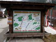 Mappa delle piste alla stazione a valle