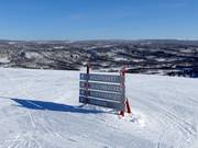 Segnaletica delle piste nell’area sciistica di Ramundberget