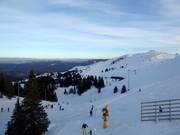 Vista dall'Olimp sull'area sciistica di Jahorina