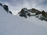 Discesa del ghiacciaio Point de Vue