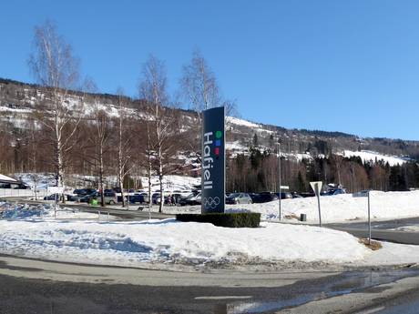 Monti Scandinavi: Accesso nei comprensori sciistici e parcheggio – Accesso, parcheggi Hafjell