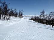 Pista facile Vintergatan nella parte inferiore