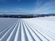 Preparazione delle piste di prima classe a Hafjell