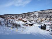 Vista sulle sistemazioni a Hamrafjället