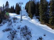 Discesa a valle nera