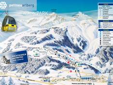 Mappa delle piste Lavenar - Pettneu am Arlberg