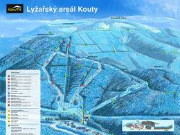 Mappa delle piste Kouty nad Desnou