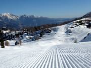 Preparazione perfetta delle piste nell’area sciistica Vogel