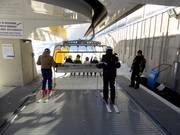 Alla seggiovia esaposto il personale è sempre presente.