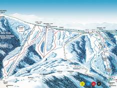 Mappa delle piste Veľká Rača