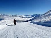 Piste facili si trovano ovunque nell’area sciistica.