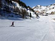 Discesa facile presso lo skilift Kirchbühellift