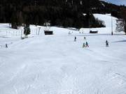 Pista per principianti alla stazione a valle presso il Lisslift
