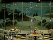 Ristorante Sezzam con vista sulle piste