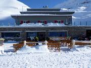 Gäda-Bar e terrazza solarium al Jochpass