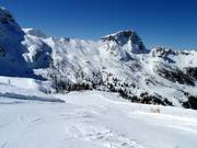 Vista sulle piste presso la Troghöhe