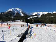 Kinderland accanto alla stazione a valle