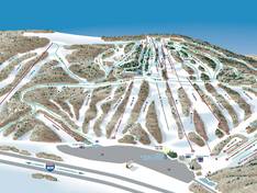 Mappa delle piste Cascade Mountain
