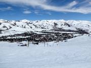 Vista su Elkhorn Village dal Dollar Mountain