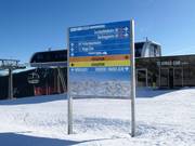 Segnaletica esemplare nell’area sciistica Hochkönig