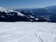 Pendio di neve fresca a Brigels/Waltensburg/Andiast