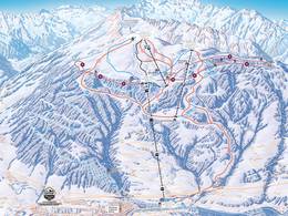 Mappa delle piste Monte Cavallo (Rosskopf) - Vipiteno (Sterzing)