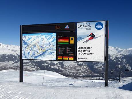 Alpi Lepontine: Orientamento nei comprensori sciistici – Orientamento Obersaxen/Mundaun/Val Lumnezia