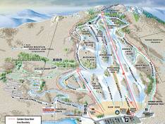 Mappa delle piste Camden Snow Bowl