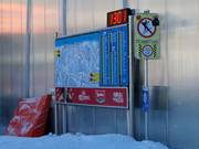 Mappa delle piste con lo stato attuale degli impianti