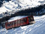 Standseilbahn Davos-Höhenweg 1. Sektion Parsennbahn - 220pers.| Funicolare