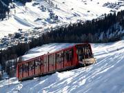 Standseilbahn Davos-Höhenweg 1. Sektion Parsennbahn - 220pers.| Funicolare