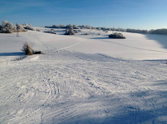 Vista sulla pista facile