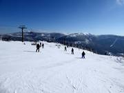 Vista dal Medvědín sui Monti dei Giganti