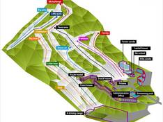 Mappa delle piste Bears Town