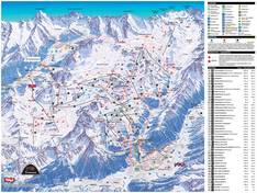 Mappa delle piste Ischgl/Samnaun - Silvretta Arena