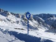 Chiara delimitazione delle piste