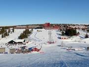 Piste per principianti presso gli skilift Minken a Högfjället