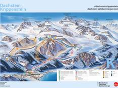Mappa delle piste Krippenstein - Obertraun
