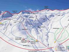 Mappa delle piste Temple Basin