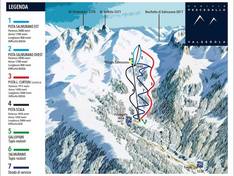 Mappa delle piste Pescegallo - Valgerola