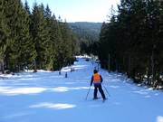 Pista facile presso lo skilift Lubák