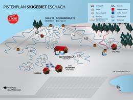 Mappa delle piste Schwärzenlifte - Eschach