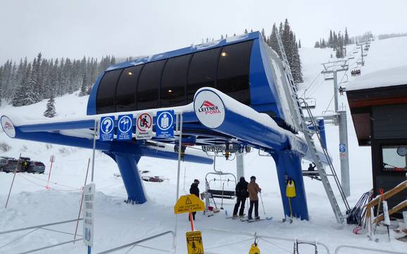 Impianti sciistici Central Kootenay – Impianti di risalita Whitewater - Nelson