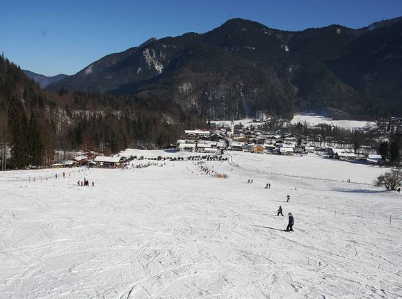 Piste facili agli impianti di risalita Kirchberg