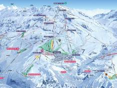 Mappa delle piste Alpe d'Huez