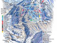 Mappa delle piste La Sambuy - Seythenex