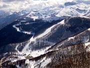 Settore Las Donnas sopra il paese di Auron